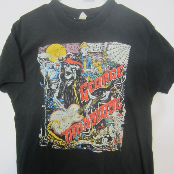VINTAGE George Thorogood & The Destroyers Graphic T Shirt Size XL - Picture 3 of 5